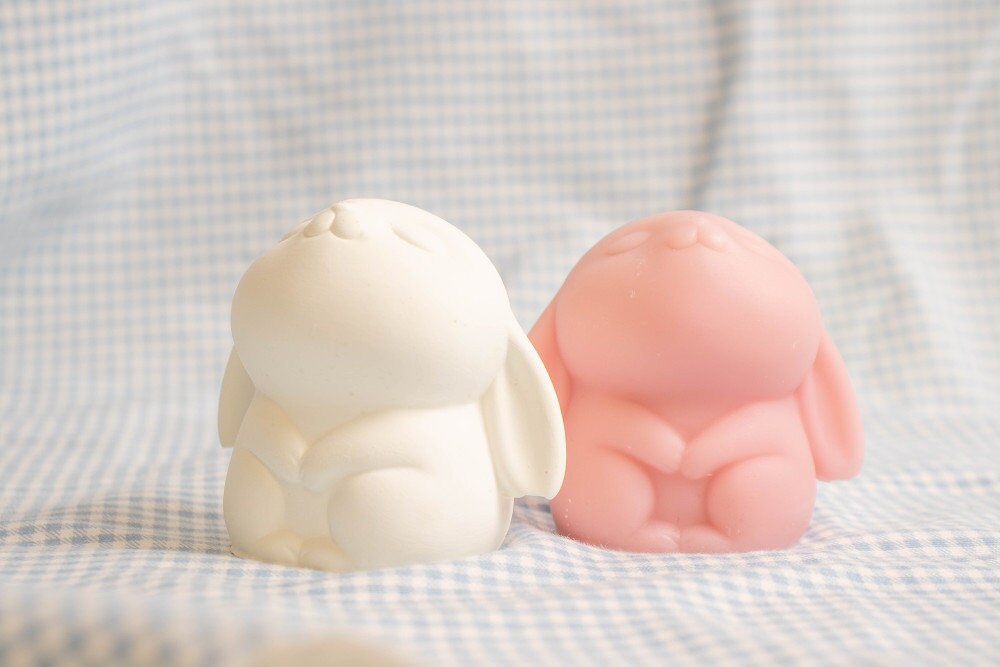 Baby Bunny Silicone Mold, Candle Resin Soap Clay, Handmade
