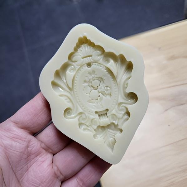 Vintage Style Silicone Mold, Antique Decor, Candle, Clay, Soap