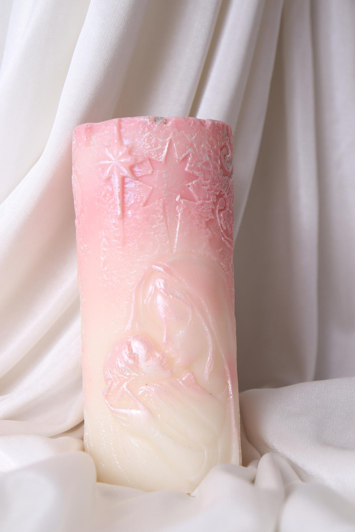 Jesus and Mary Cylinder Silicone Mold, 3D Tea Light Holder