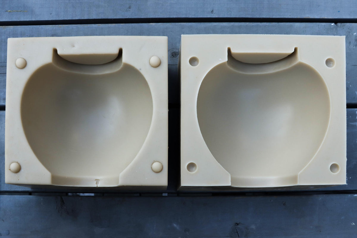 Korean Moon Jar Silicone Mold, 160mm Dal Hangari, Pottery, Candle Making