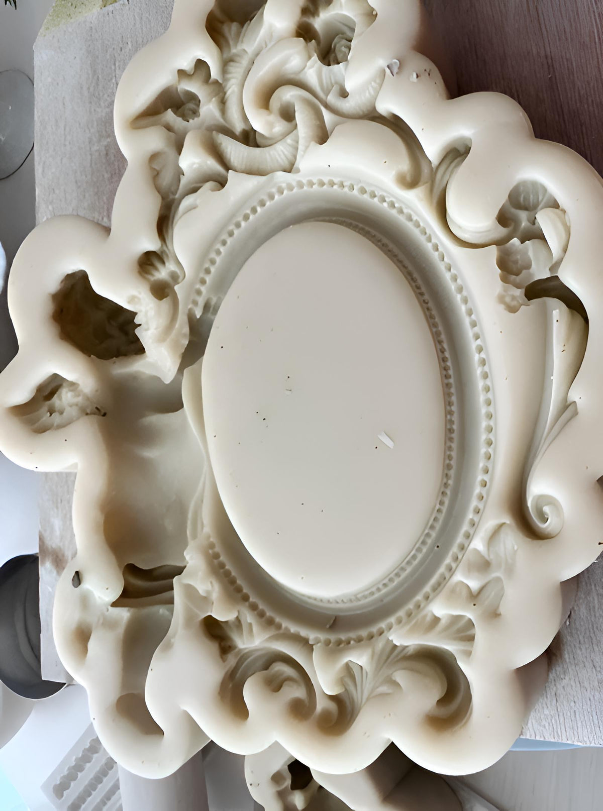 Baby Angel Frame Silicone Mold, Candle Soap Pottery Plaster