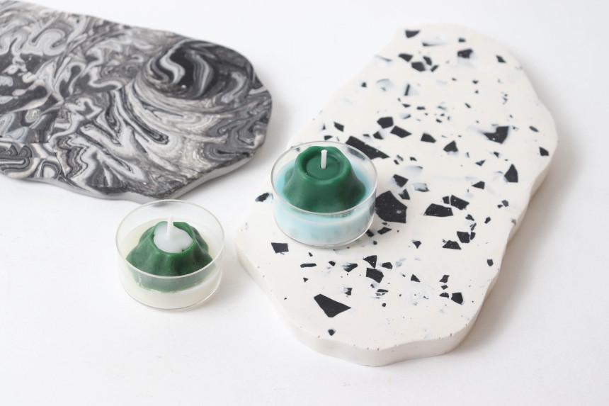 Jeju Island Tray Mold, Irregular Resin Coaster Mold