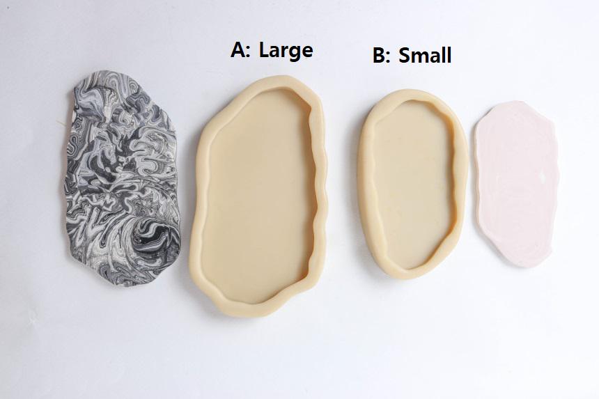 Jeju Island Tray Mold, Irregular Resin Coaster Mold