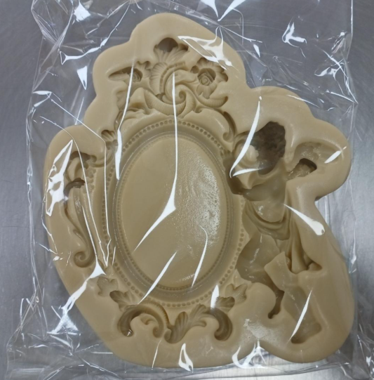 Baby Angel Frame Silicone Mold, Candle Soap Pottery Plaster