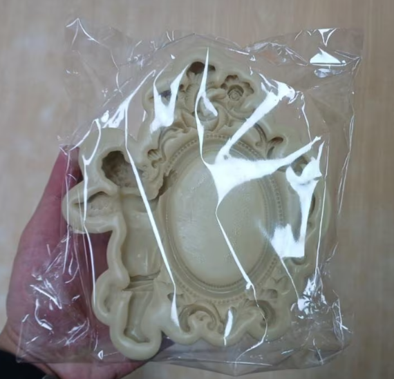 Baby Angel Frame Silicone Mold, Candle Soap Pottery Plaster