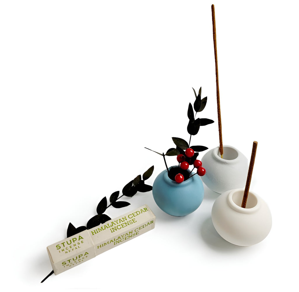 Korean Moon Jar Dal Hangari Round Mini Vase Incense Holders for Candle, Plaster, Resin, Jesmonite
