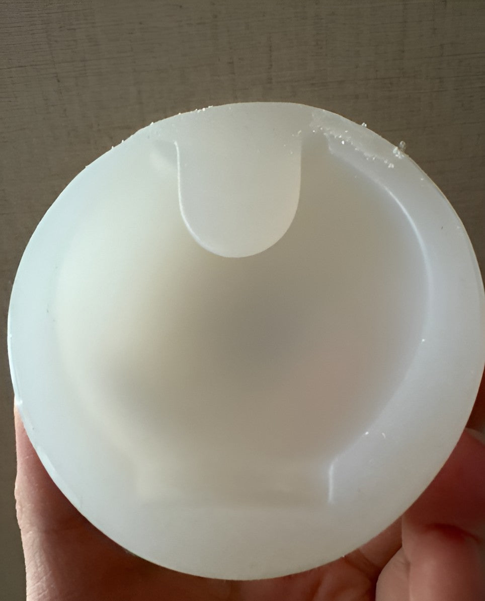 6cm Korean Traditional Moon Jar 2D mold, Dal Hangari 2D, Moon Jar Diffuser Canvas Art, Candle, Home Decor, Pottery, Gypsum