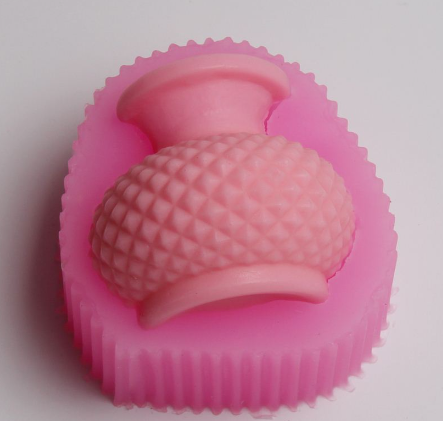 Small Planter Silicone Mold, Pottery Decoration, Soap Candle Plaster Air Freshener Mold