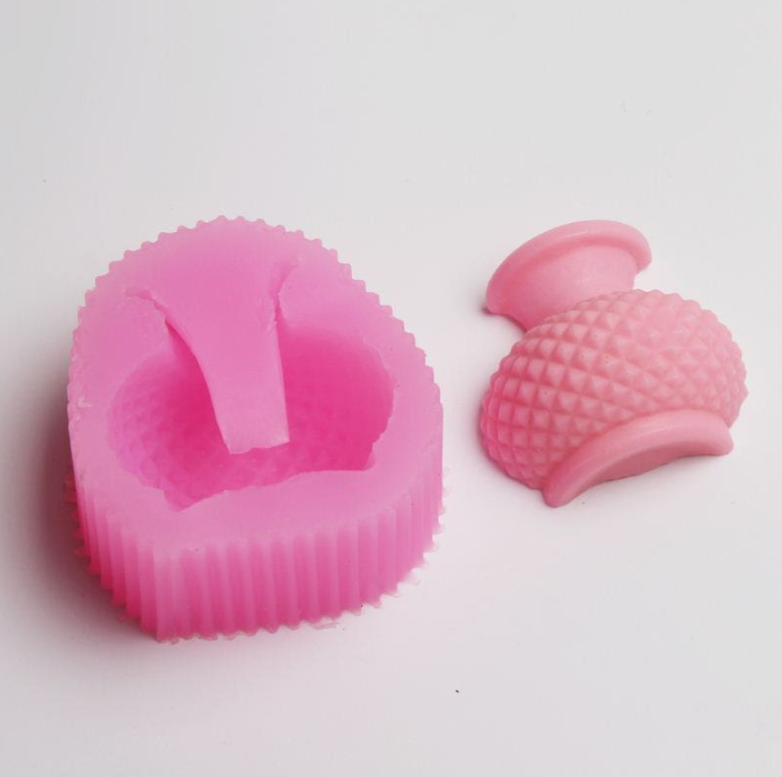 Small Planter Silicone Mold, Pottery Decoration, Soap Candle Plaster Air Freshener Mold