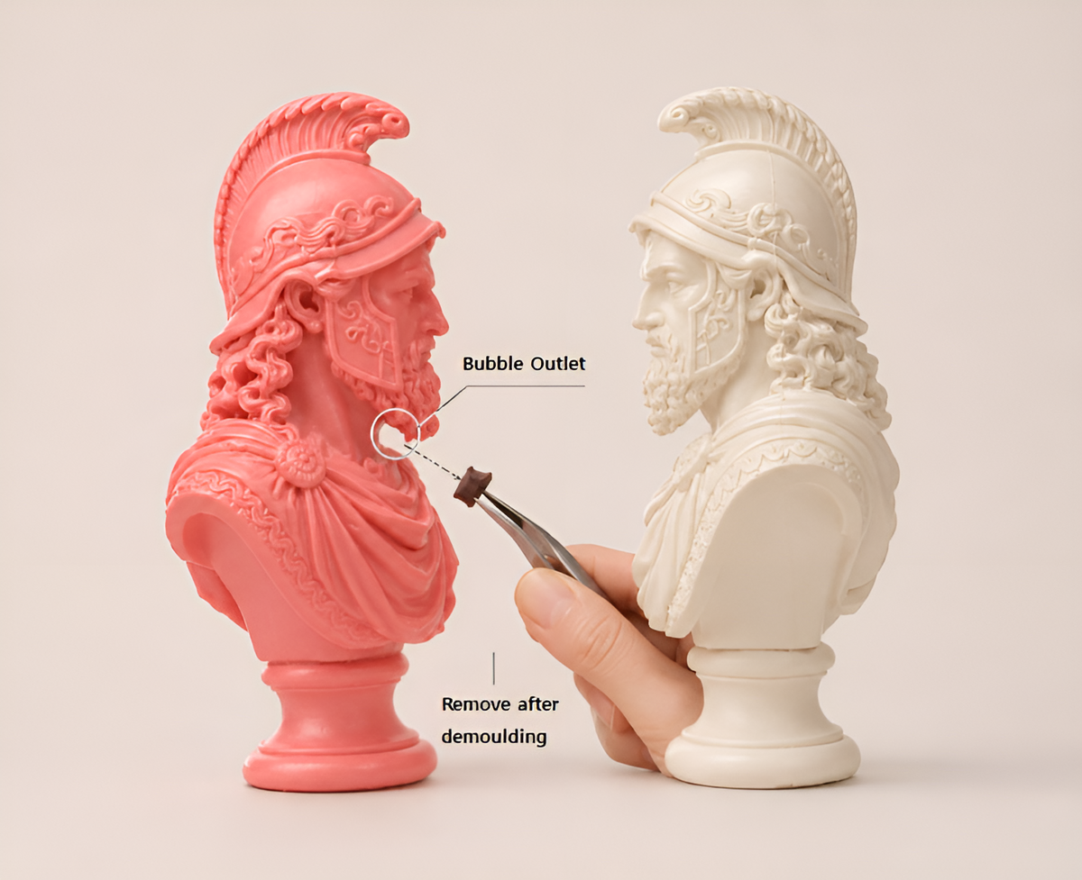 Greek Goddess & Mythology Bust Silicone Mold for Wall Deco, Jesmonite, Plaster, Resin, Pottery, Clay