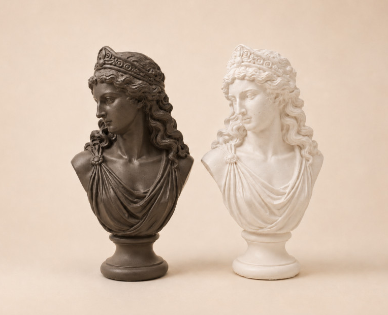 Greek Goddess & Mythology Bust Silicone Mold for Wall Deco, Jesmonite, Plaster, Resin, Pottery, Clay