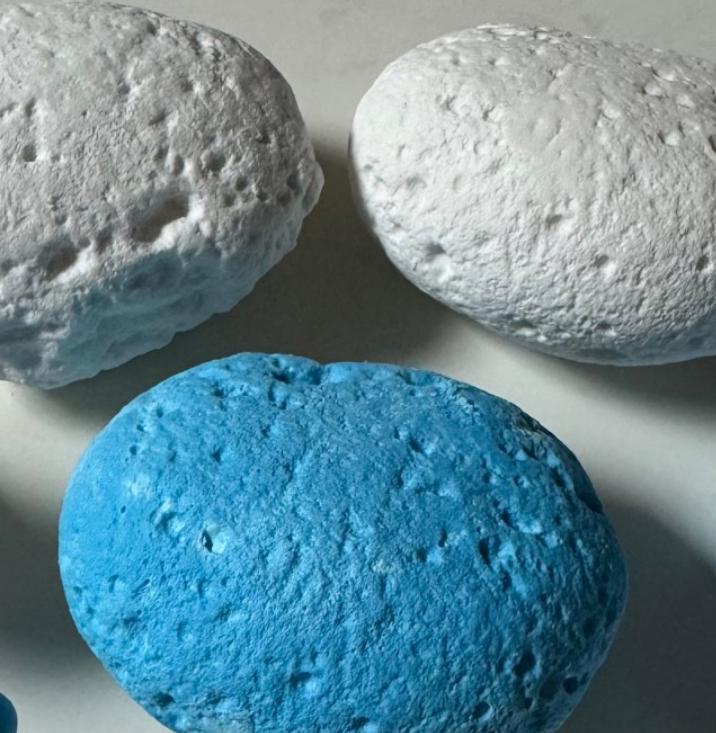 4Choice 3D Volcanic Rock Stone Mold, Basalt Stone Objet Mold, Natural Porous Stone Home Decor Resin Pottery Gypsum Terrazzo
