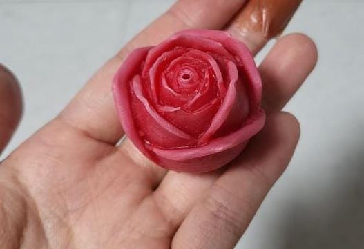 4 Size Rose Silicone Mold, Candle, Soap, Plaster