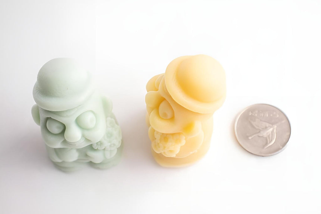 Dolhareubang Silicone Mold, Stone Grandpa Grandma Figurine