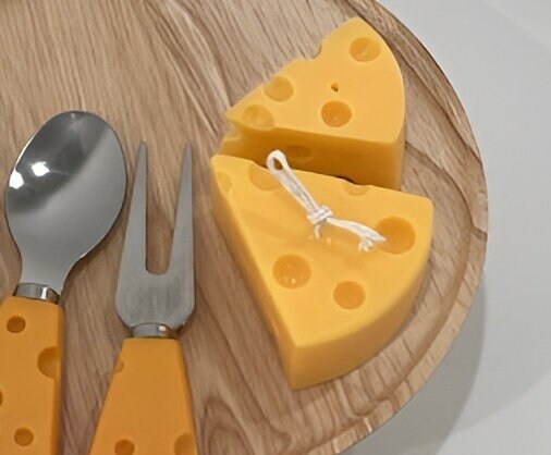 Cheese Silicone Mold, Candle Wax, Cake, Candy, Plaster (8 Cavity)