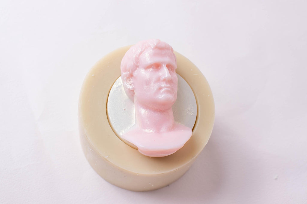 Agrippa Roman Bust Silicone Mold, Chocolates, Gypsum, Diffuser