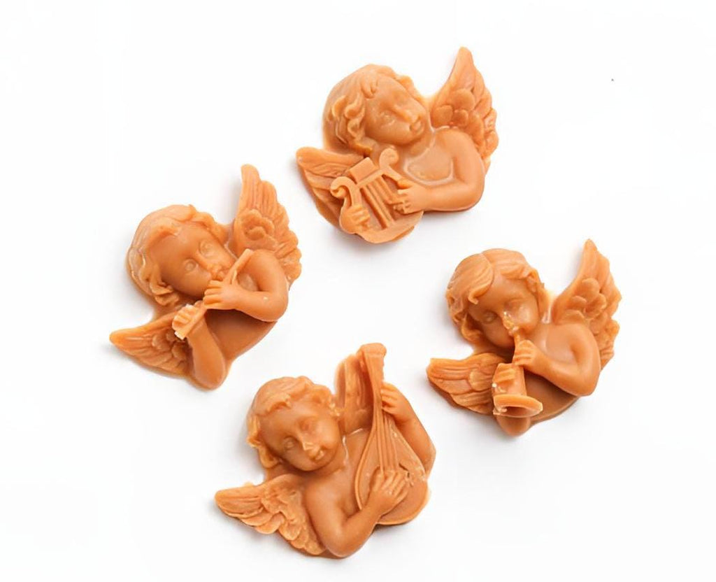 Angel Cameo Silicone Mold, Pottery Decor, Baking, Chocolate (40x30mm)