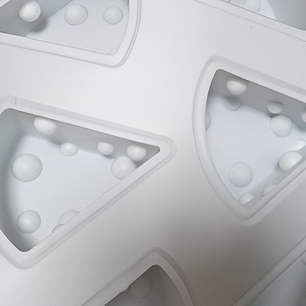 Cheese Silicone Mold, Candle Wax, Cake, Candy, Plaster (8 Cavity)