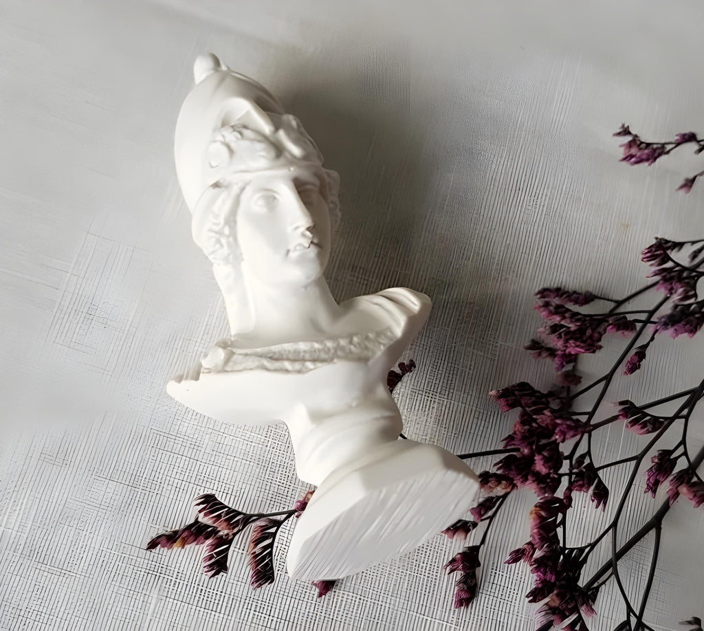 Armed Woman Bust Silicone Mold, Greek Statue, Resin Plaster Concrete Candle Casting