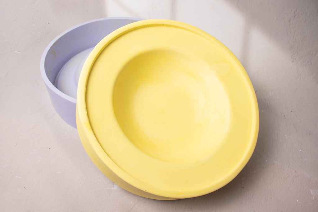 Hand Building 280mm Big Size Mother Mold for pottery, Ceramics mother mold, Large Circle Pasta Tray, Plaster Mold Making, Ships from Korea*
