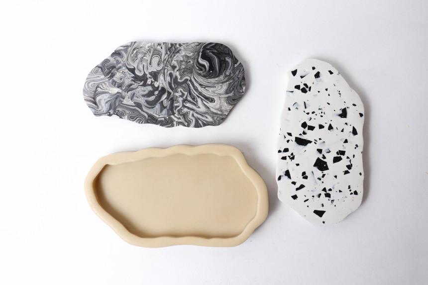 Jeju Island Tray Mold, Irregular Resin Coaster Mold