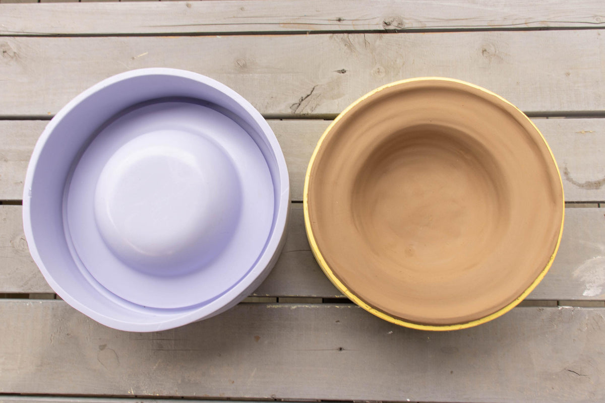 Hand Building 280mm Big Size Mother Mold for pottery, Ceramics mother mold, Large Circle Pasta Tray, Plaster Mold Making, Ships from Korea*