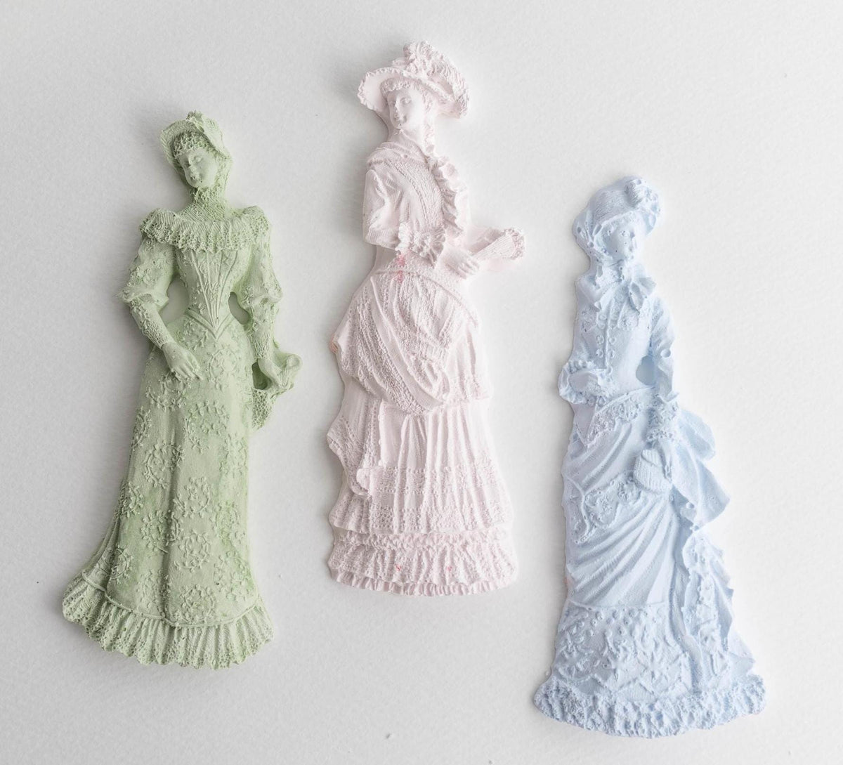 Renaissance Woman Silicone Mold, Victorian Costume Decor
