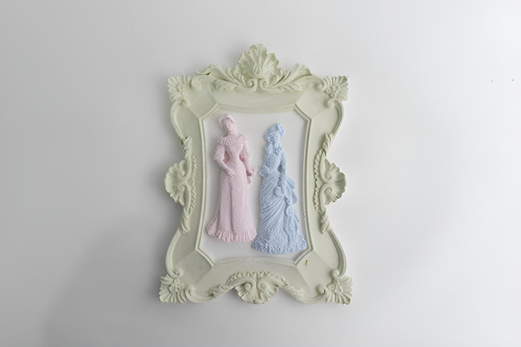 Ornate Frame Silicone Mold - Baroque Style Resin Clay Mould