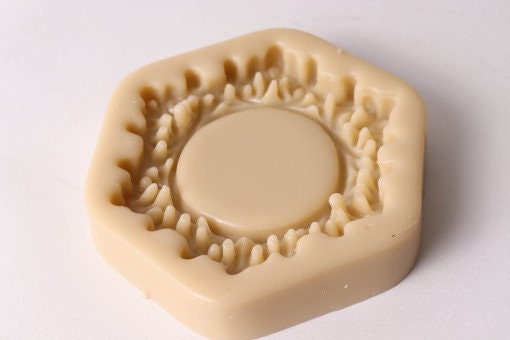 Antique Hexagonal Silicone Jewelry Tray Mold, Resin Plaster Jesmonite