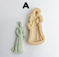 Renaissance Woman Silicone Mold, Victorian Costume Decor