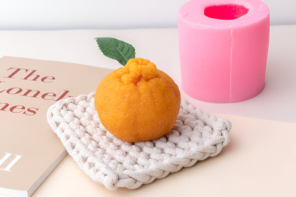 Hallabong Silicone Mold, Korean Orange, Candle Soap Plaster