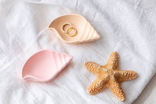 Seashell Silicone Mold, Handmade Decorative Shell Tray, Resin Casting