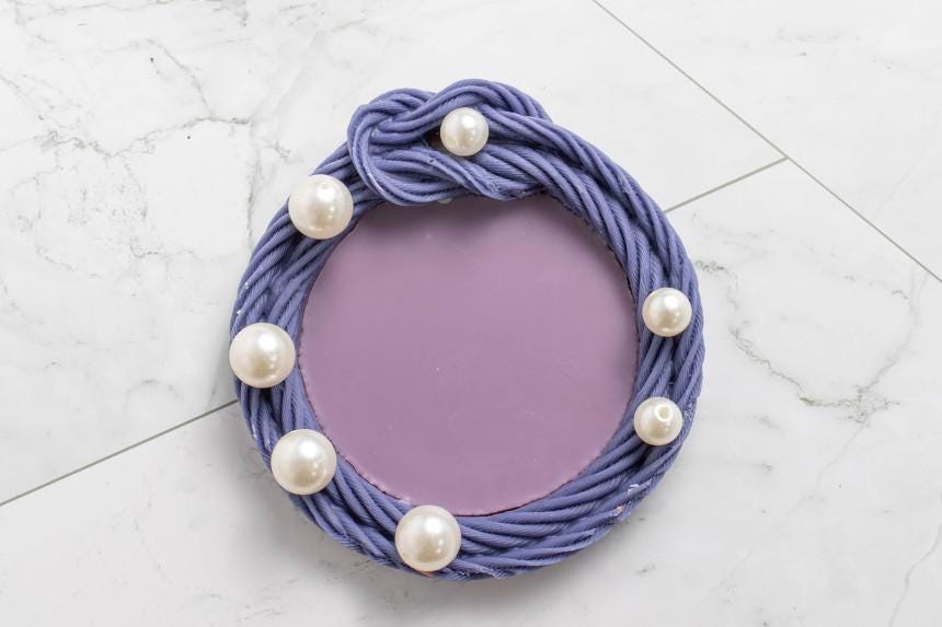 Rope Knot Silicone Mold, Vintage Frame & Tray