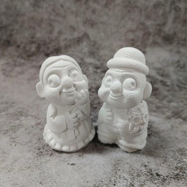 Dolhareubang Silicone Mold, Stone Grandpa Grandma Figurine