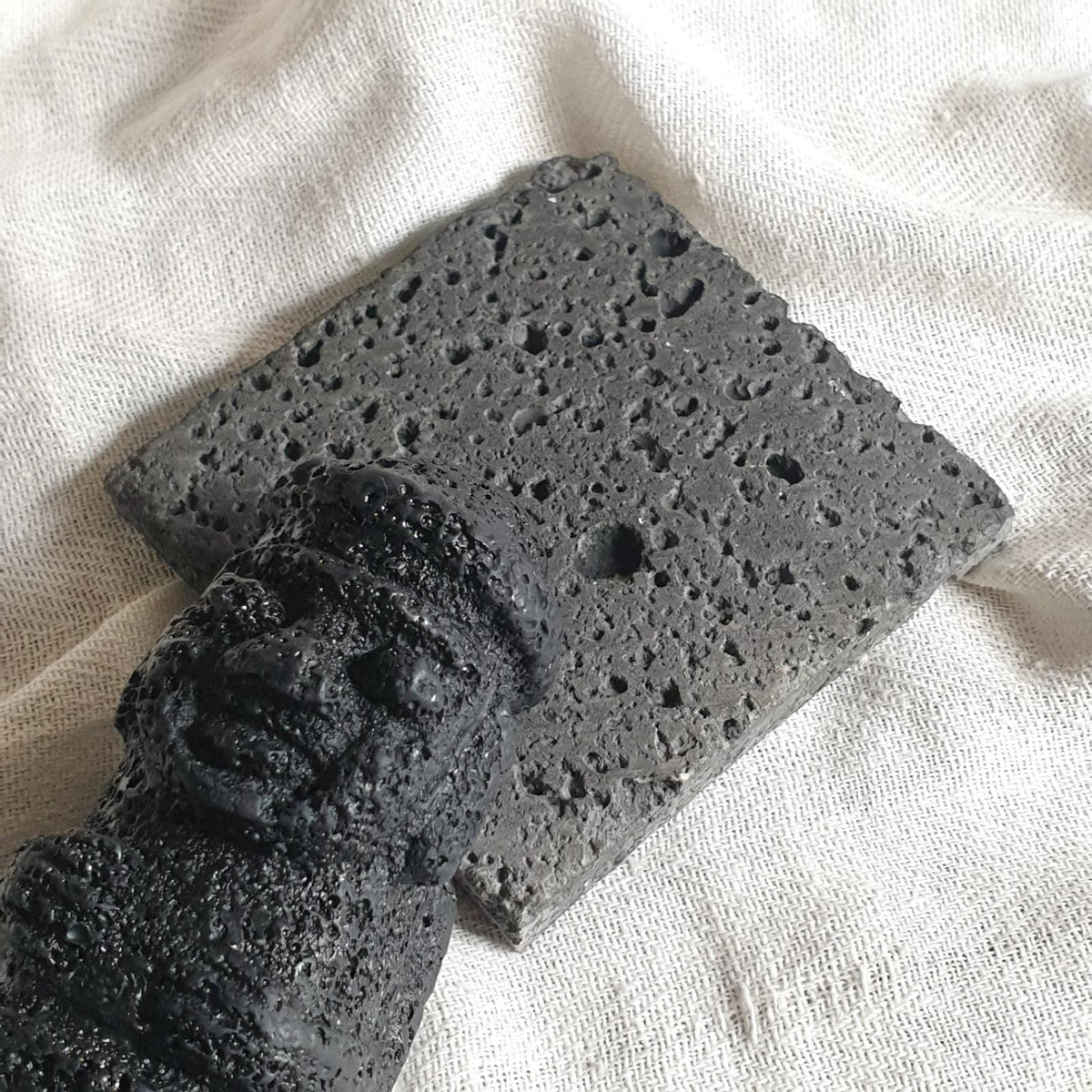Volcanic Rock Coaster Mold, Basalt Stone Tray, Resin Pottery Gypsum Terrazzo