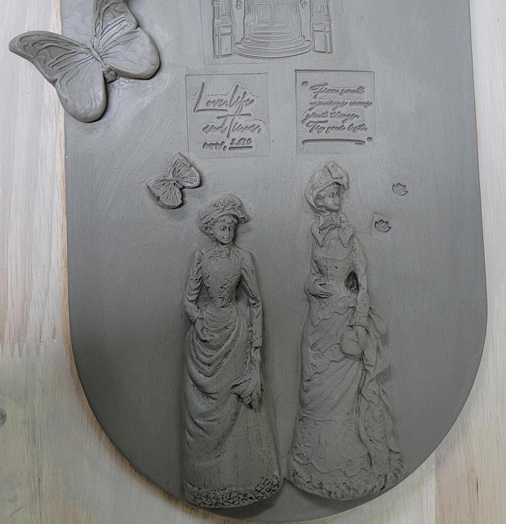 Renaissance Woman Silicone Mold, Victorian Costume Decor