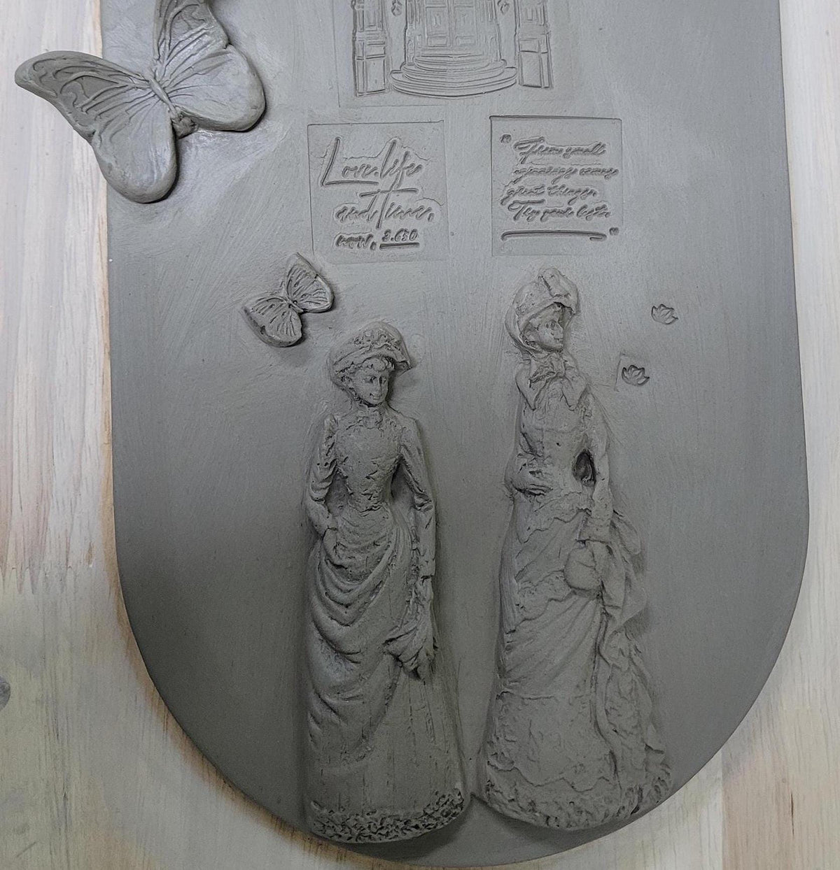 Renaissance Woman Silicone Mold, Victorian Costume Decor