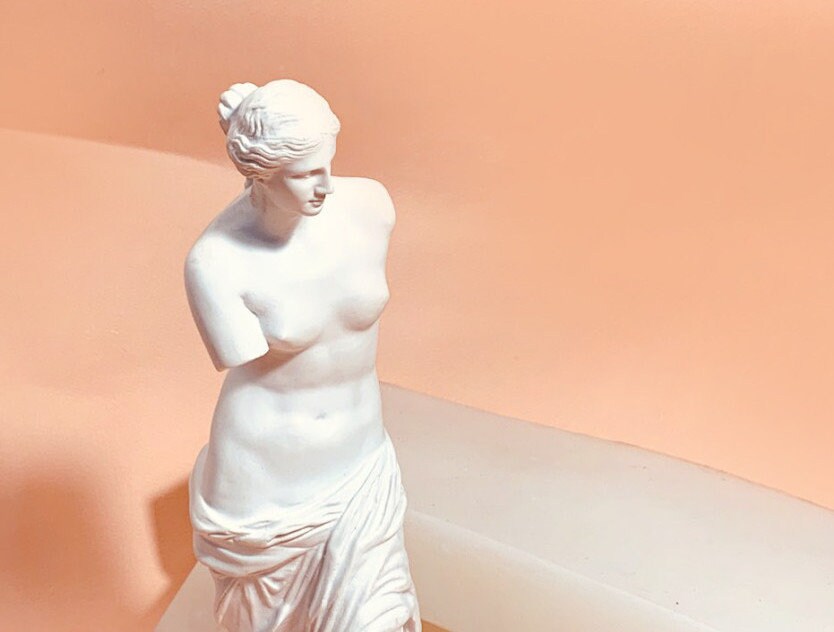 Venus Statue Silicone Mold, 3D Sculpture, Candle Mold, Jesmonite Plaster Resin Concrete