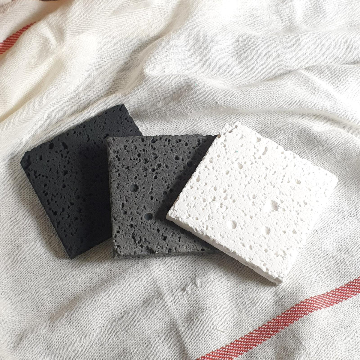 Volcanic Rock Coaster Mold, Basalt Stone Tray, Resin Pottery Gypsum Terrazzo