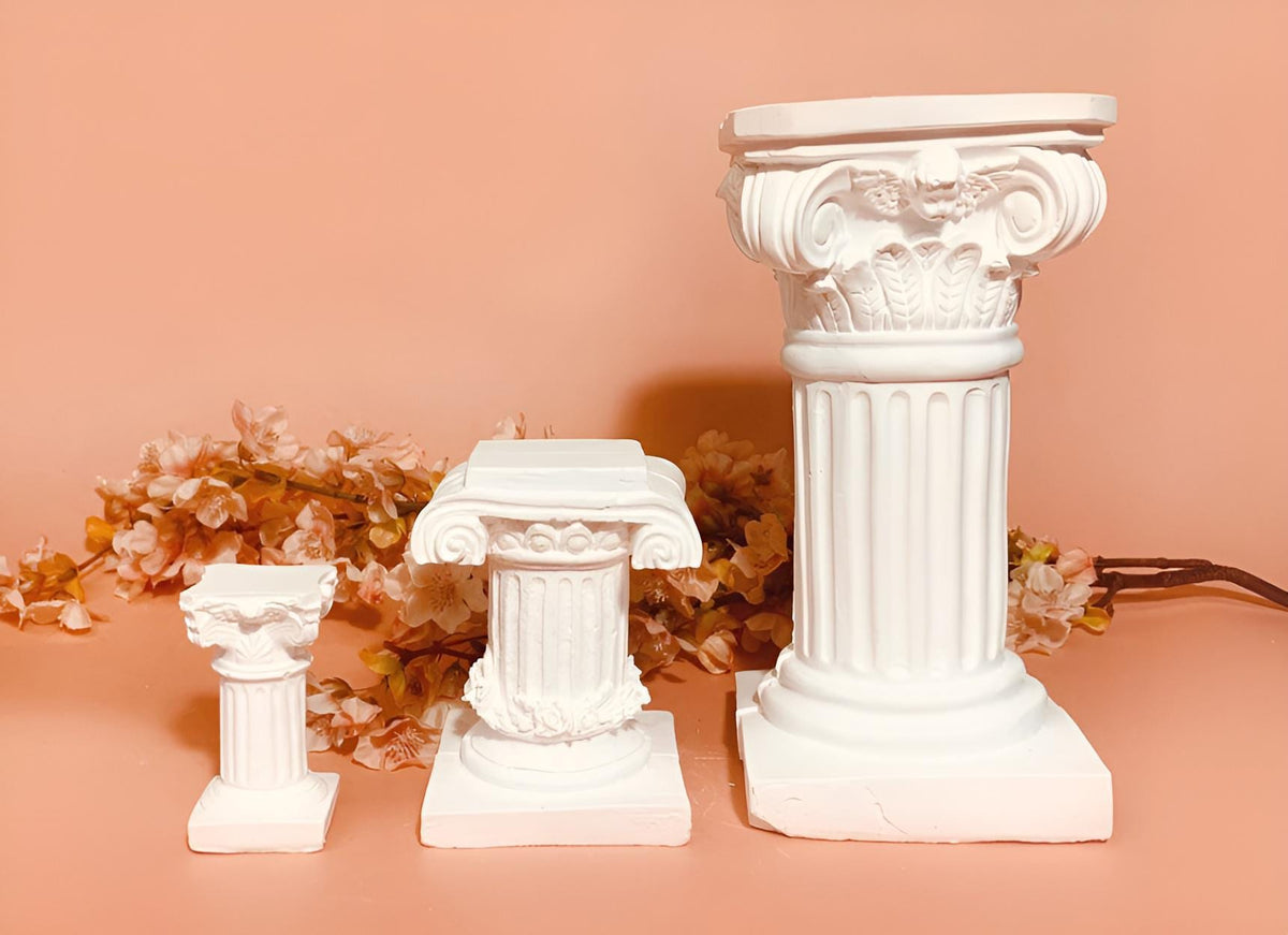 Roman Column Silicone Mold, Statue Deco, Concrete Gypsum Soap Casting