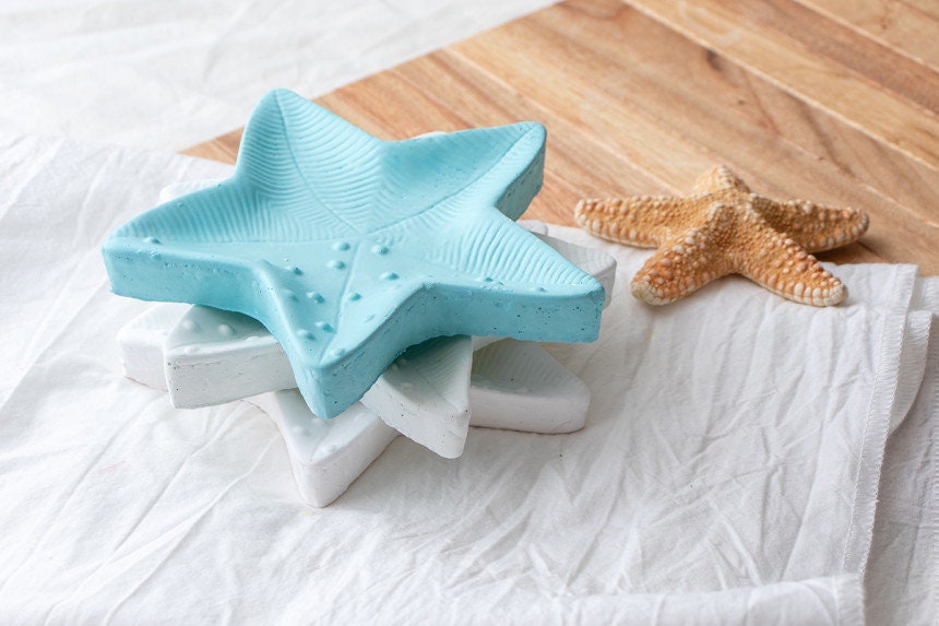 Starfish Silicone Mold, Shell-Shaped Plaster Mold