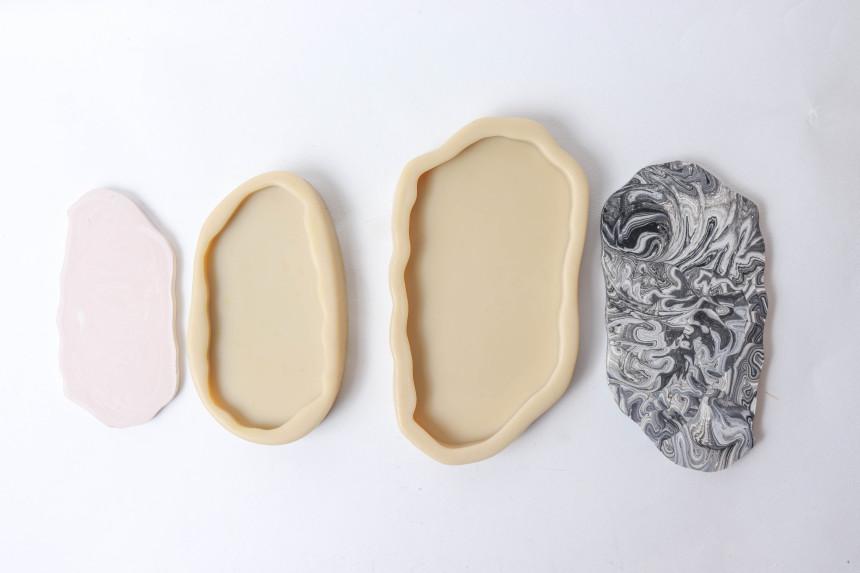 Jeju Island Tray Mold, Irregular Resin Coaster Mold
