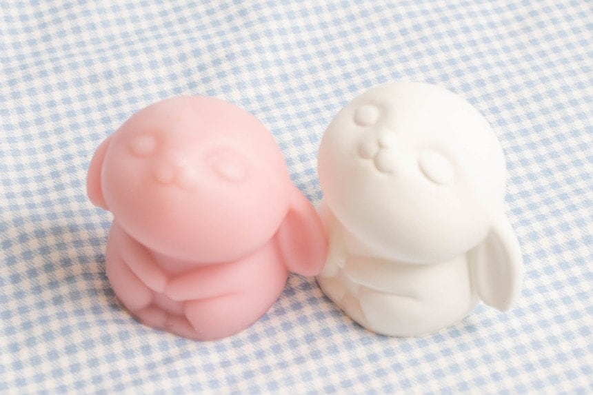 Baby Bunny Silicone Mold, Candle Resin Soap Clay, Handmade