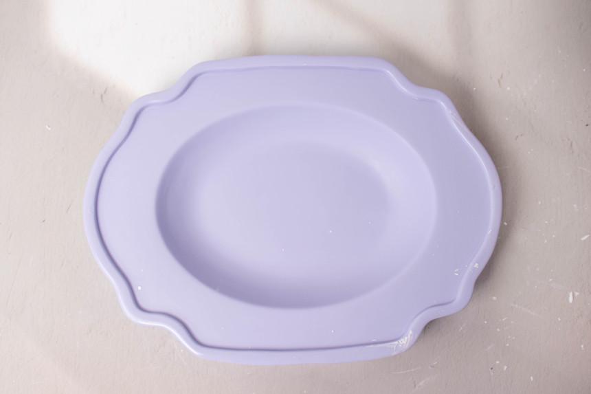 Hand Building 320mm Big Size Mother Mold for pottery, Ceramics mother mold, Large oval tray Pasta tray plaster mold making