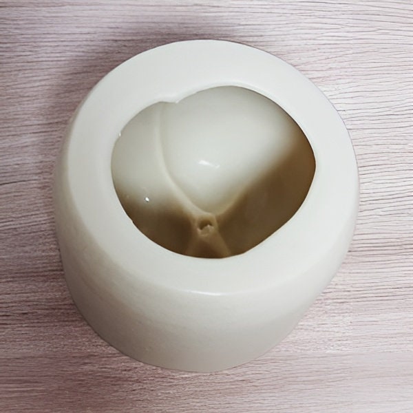 Peach Candle Mold, Realistic Fruit Silicone Mold (80mm)