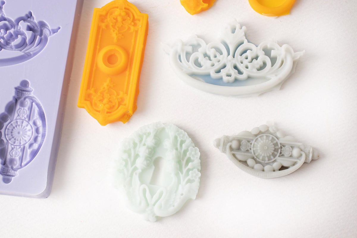 Lion Door Lock Decor Silicone Mold, Candle Soap Plaster Air Freshener