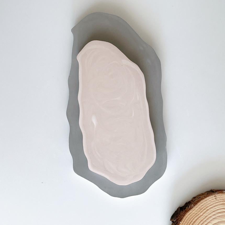 Jeju Island Tray Mold, Irregular Resin Coaster Mold
