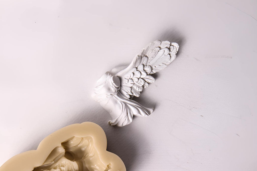 Nike Goddess Silicone Mold, Victory Sculpture, Candle, Grip, Intaglio Art