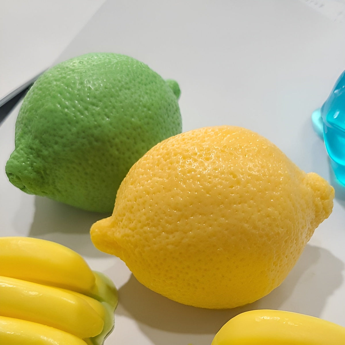 Realistic Lemon & Lime Slice Faux Food Prop - Kitchen Decor, Photography Styling