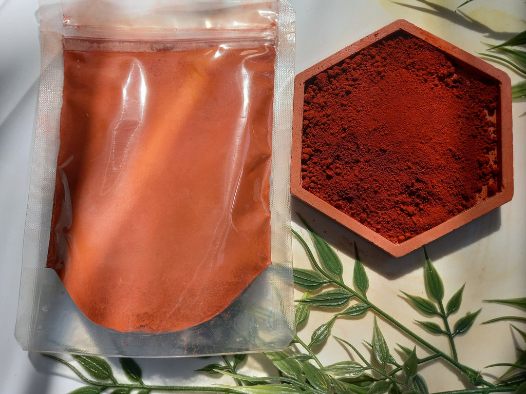 Red Iron Oxide Pigment Powder, Concrete & Resin Colorant (300g)